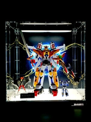 전설의 용자 다간 THE합체 다간X 투명 아크릴 LED 조명 장식장