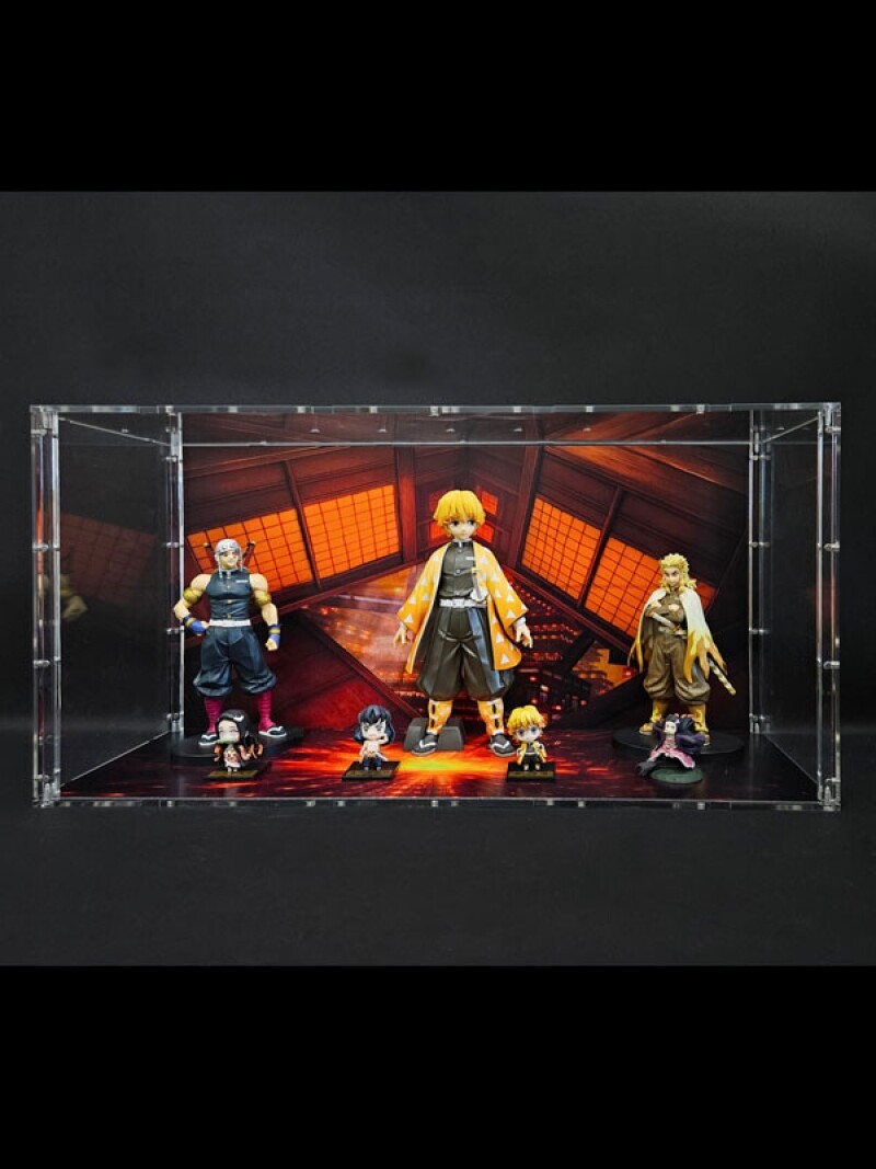 귀멸의 칼날 무한성 디오라마 장식장 (9인치/트리플)