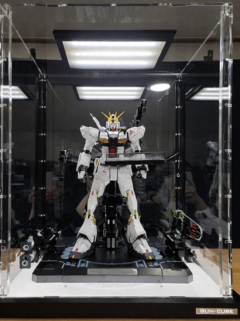 PG 언리쉬드 뉴건담 LED 조명 장식장 케이스